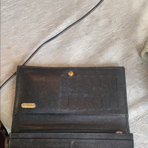 Fendi Handbags - Fendi soft black leather wallet